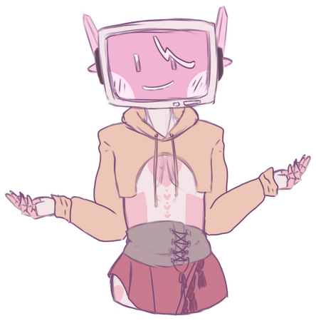 Coloured Sketch - Half Body