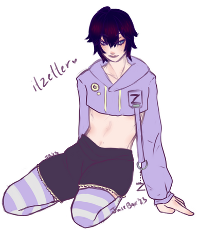 Coloured Sketch - Full Body